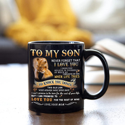 From Mom-to My Son Lion Mug 11Oz, Son Gift